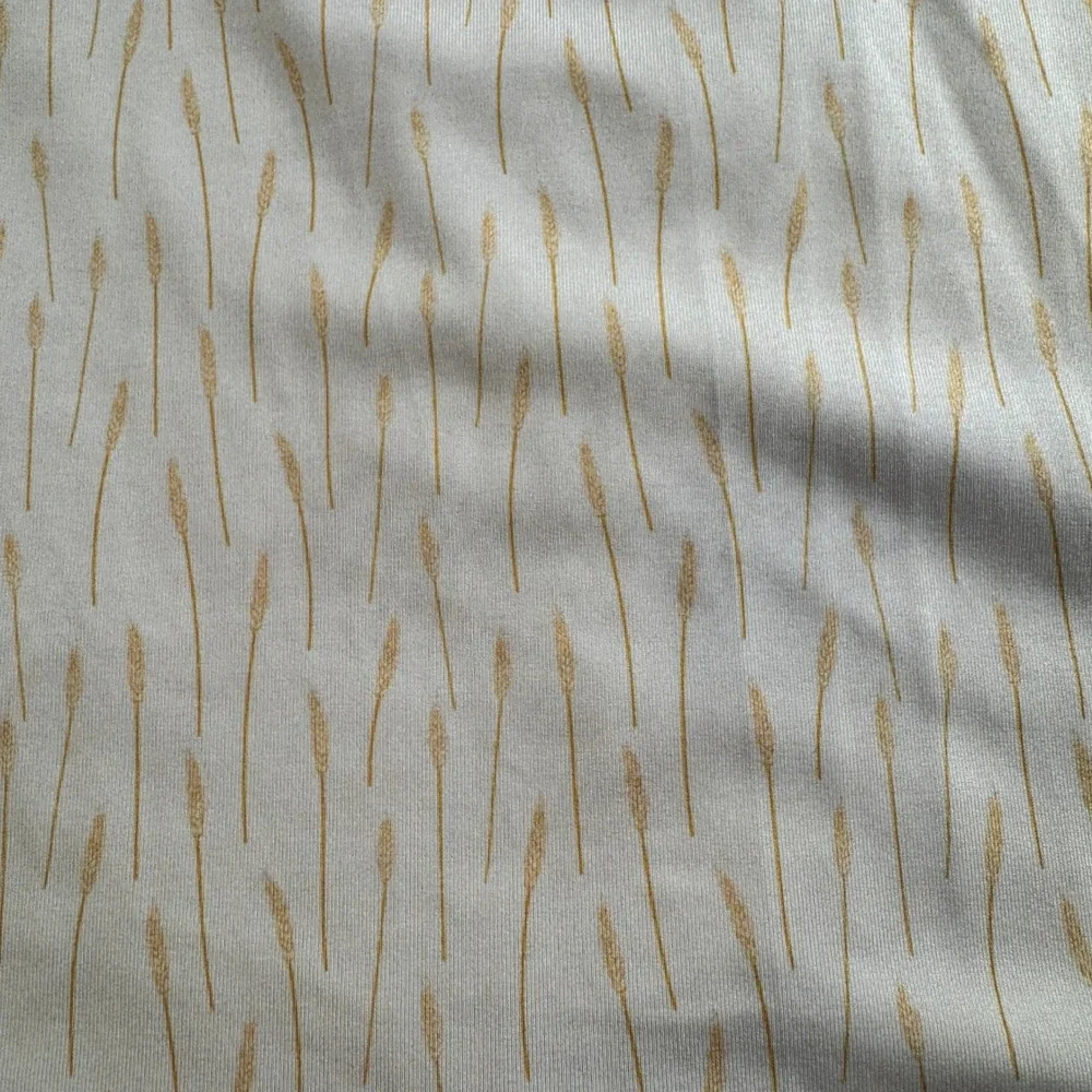 Waggle Golf Polo Shirt Short Sleeve Tan Wheat Cream Print Stretch Mens 2XL XXL - Picture 3 of 8